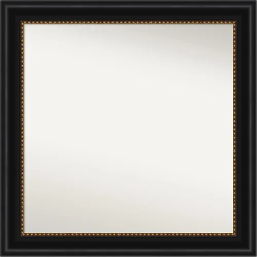 Vista 203 de Amanti Art Espejo personalizado, gran espejo de baño estrecho, espejo de pared o espejo de tocador de baño sobre el fregadero (24 x 24 pulgadas)