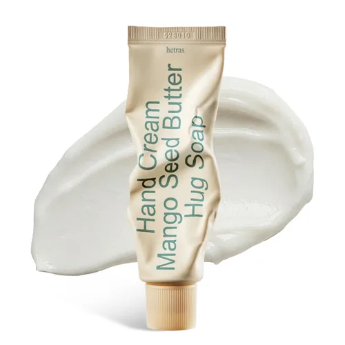 Vista 9 de hetras. Crema de manos con perfume Tienda de flores - Aroma a hierba fresca y flores Hidratante de manos coreano sutilmente perfumado