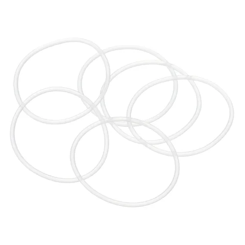 Vista 12 de uxcell Juntas tóricas de silicona, 0.906 in OD 0.787 in ID 0.059 in Ancho VMQ Junta de sello para válvulas de compresor reparación de tuberías