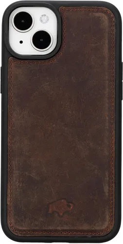 Vista 9 de BLACKBROOK York - Funda de piel de grano completo para iPhone 15 (6.1 pulgadas), color negro, iPhone 15