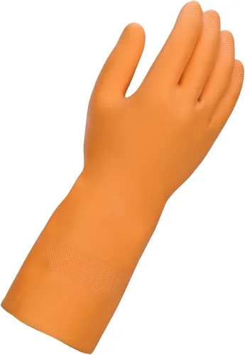 Vista 2 de Mr. Clean Ultra agarre, resistente al calor, forro de algodón suave, guantes de agarre de diamante extremadamente antideslizantes