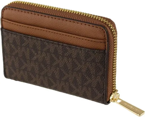 Vista 4 de Michael Kors Jet Set Travel - Estuche mediano con cremallera alrededor marróngrande caféEquipaje Funda tipo cartera para tarjetas