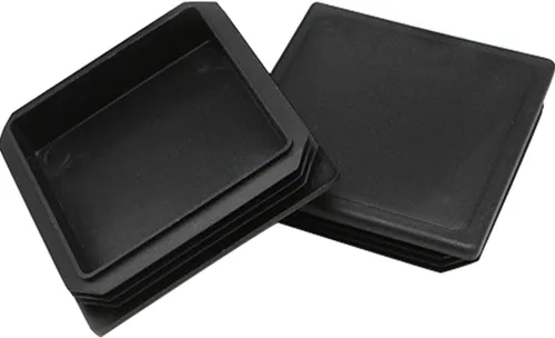 Vista 4 de Tapones cuadrados de tubo de 1 pulgada, tapones cuadrados de plástico de 0.984 in x 0.984 in para silla, protector de suelo, tubo, tapa de extremo