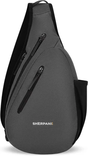 Vista 9 de Sherpani Esprit, bolso bandolera antirrobo, mochila cruzada Beige