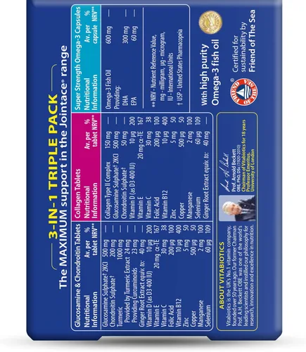 Vista 2 de Vitabiotics Jointace Max Tabletas - 84 Tabletas