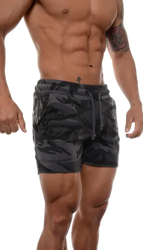 Vista 3 de YoungLA - Pantalones cortos para entrenar para hombre