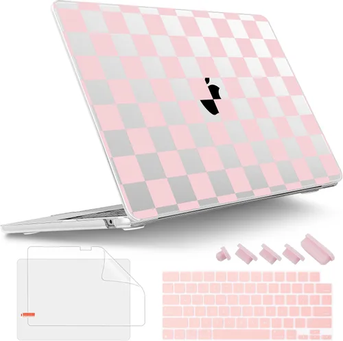 Vista 19 de Tuiklol Funda rígida para MacBook Air 2026, 2025, 2024, 2023, modelo M5, A3448, M4, A3241, M3, A3114, M2, A2941, funda rígida para MacBook de 15.3