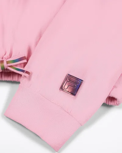 Vista 2 de Fila Sudadera de manga larga con capucha y lazo frontal para niñas