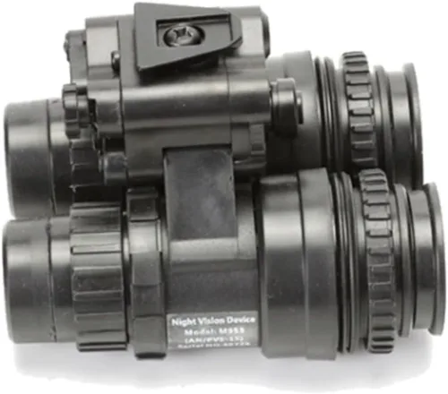 Vista 3 de Aetheria PVS15 - Gafas de visión nocturna binocular de doble tubo, dispositivo para caza táctica, accesorio de cosplay (negro)