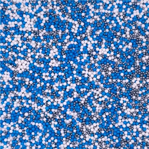 Vista 11 de NCS Gránulos comestibles Nonpareils negros, blancos y dorados – Decoración para cupcakes, pasteles y galletas, 7 onzas
