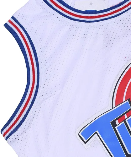 Vista 2 de CAIYOO Mens 23 Movie Jersey 1 Bugs 10 Lola Stitched Basketball Jersey Sport Shirts 90s Hip Hop Clothing for Party