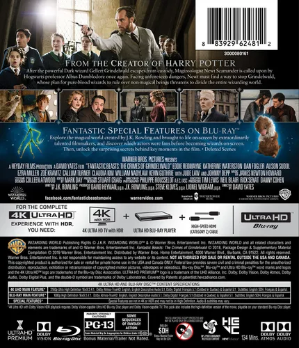 Vista 2 de Fantastic Beasts The Crimes of Grindelwald (4K Ultra HD)