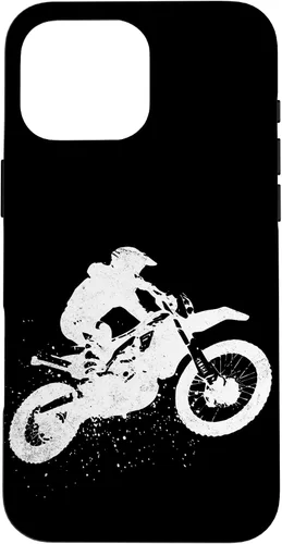 Vista 19 de iPhone 16 Dirt Bike Riding Motocross Racing Motorcycle Vintage Graphic Case