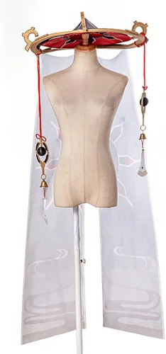 Vista 3 de FINER SHOP Disfraz de cosplay Genshin Impact Scaramouche Cosplay traje de ropa de traje de juego de rol trajes de Halloween - XS
