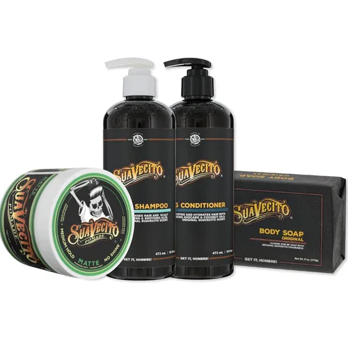 Vista 11 de Suavecito Paquete de productos esenciales para el cabello y el cuerpo