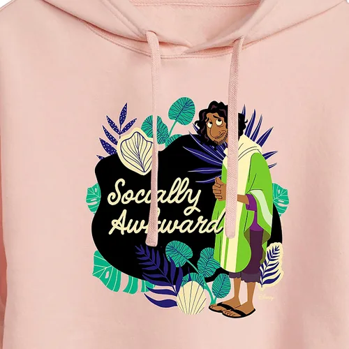Vista 3 de Disney - Encanto - Socially Awkward Bruno - Sudadera corta con capucha para mujer