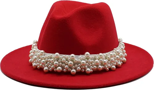 Vista 12 de Sombreros de fieltro de Panamá, sombrero de vestir clásico de ala ancha