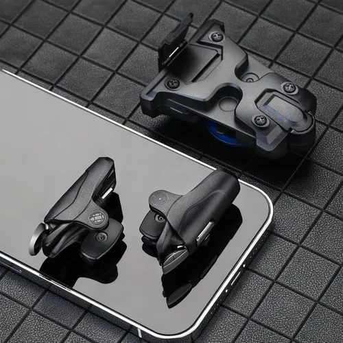Vista 6 de PUBG Mobile Controller 16 disparos por segundo Auto High Frequency Click Mobile Gaming Controller para PUBGFortniteRules of Survival Gaming Grip