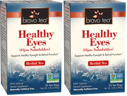 Vista 7 de Bravo Tea Healthy Eyes 20 bolsas de té sin cafeína