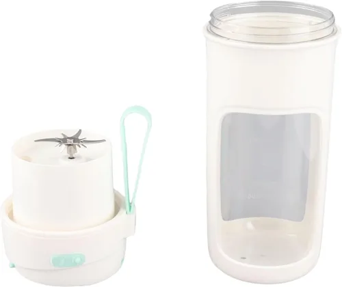 Vista 7 de 500ml Powerful Portable Blender Cup for Juice Smoothies Shakes USB Rechargeable Mixer Cup for Travel Exercise