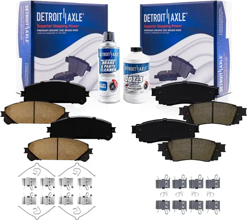 Vista 35 de Detroit Axle - Kit de freno delantero para Chevrolet Impala Monte Carlo Buick LeSabre Riviera Park Avenue Cadillac DeVille Olds Intrigue, Pinza