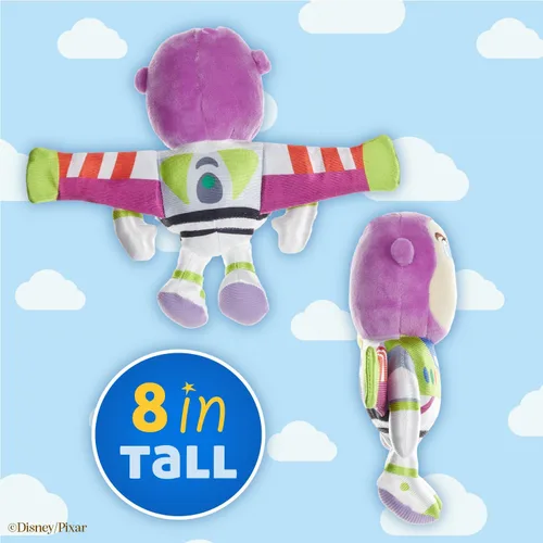 Vista 4 de Disney Baby Toy Story Juguetes para niños Buzz Lightyear Muñeco de 8 Pulgadas de Peluche Suave, Disney Pixar Peluches para Niños, Juguetes Disney