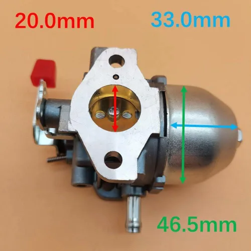 Vista 4 de Carburador para motores Generac CMV16 GN190 GN191 6HP y 6.5HP G098469 090876 092966 095177 095948 098469 90876 92966 95177 9594 8 98469 23-197