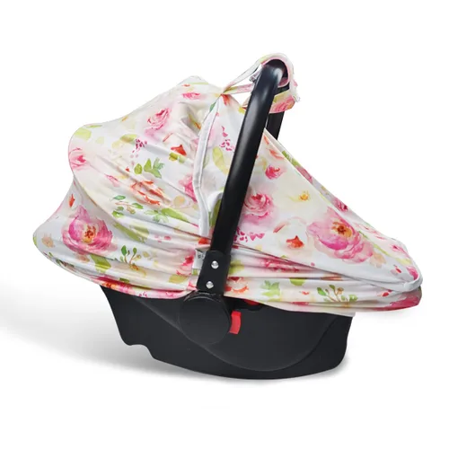 Vista 13 de Funda de asiento de automóvil para bebé, cubierta suave para protección solar, transpirable, cómoda, protección para asiento de automóvil