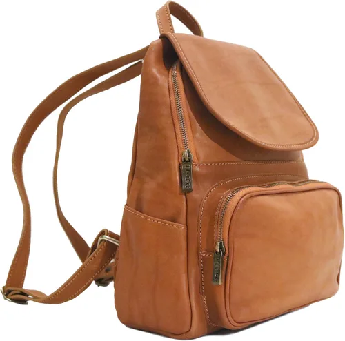 Vista 2 de Livorno Mochila de piel de grano completo