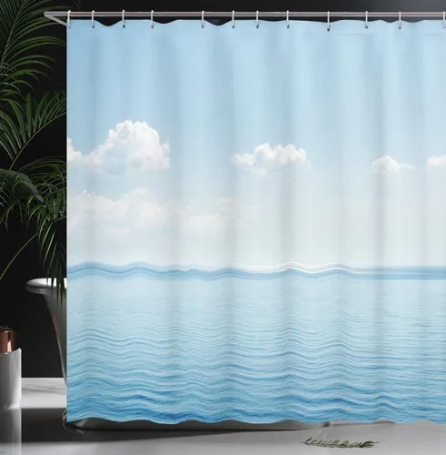 Vista 3 de Cortina para ducha Ambesonne extra larga, diseño de las cuatro estaciones
