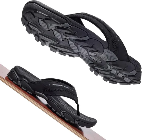 Vista 4 de Lxso Chanclas para hombre Sandalias de playa para exteriores Soporte de arco Deporte atlético