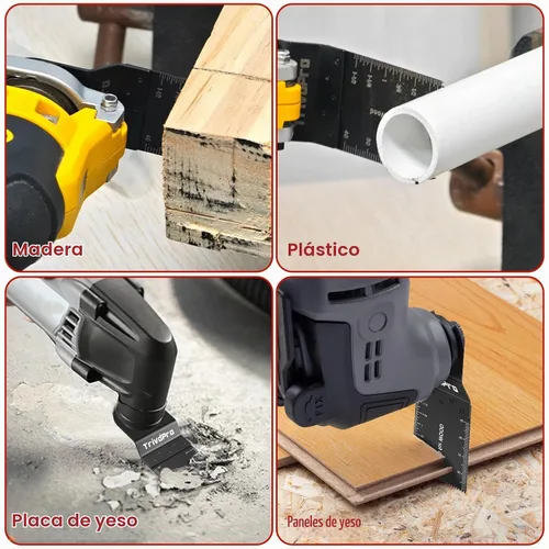Vista 5 de TrivdPro Hojas de sierra oscilantes 50 piezas, cuchillas multiherramienta