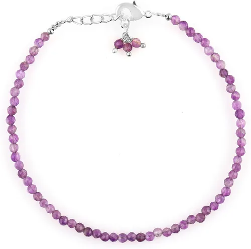 Vista 11 de TGH Pulsera de cuentas naturales con piedras preciosas microfacetadas, joyería para ella, cristales curativos energéticos de piedra natal, cadena