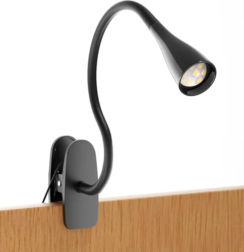 Vista 8 de Luz de lectura de pared para libros en la cama, lámpara de pared de cabecera con salida USB, lámpara de lectura regulable con 5 controles táctiles