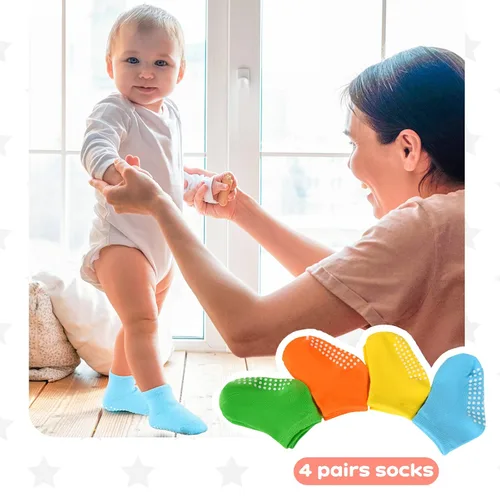 Vista 5 de BOSONER Rodilleras antideslizantes para bebés y niños y niñas, el mejor regalo para bebés, rodilleras unisex para bebés y niños pequeños
