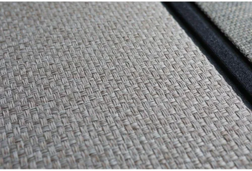 Vista 4 de Daylor Felpudo para interiores y exteriores, de 18 x 30 pulgadas, color gris/beige/negro, con parte trasera de goma, bienvenido a casa de Mimi