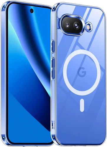 Vista 50 de SPIDERCASE Funda magnética para Google Pixel 9A, protección contra caídas de grado militar, delgada, translúcida, mate, a prueba de golpes