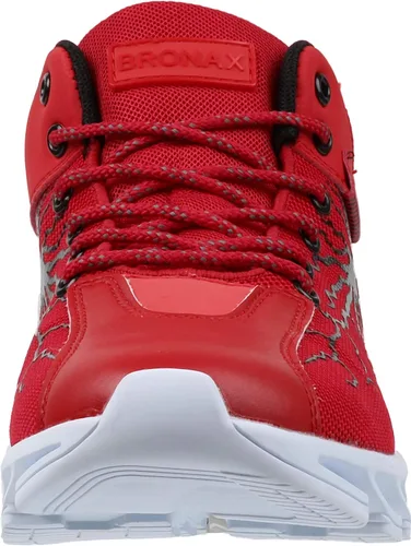 Vista 5 de BRONAX Mid Top Tennis Shoes for Men Outdoor Athletics Sneakers