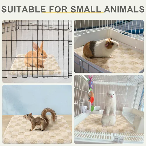 Vista 7 de BEAUTYZOO Cama para Gatos Autocalentable, Paquete de 4 Camas Calentadas para Gatos, Almohadilla de Calentamiento de Lámina Térmica de Felpa Extra