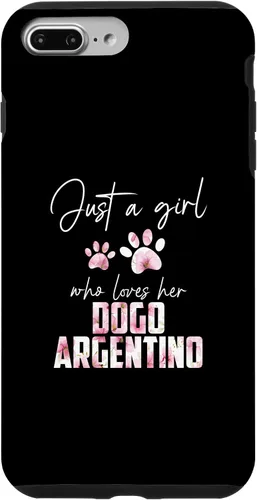 Vista 9 de Funda para iPhone 15 Just a girl who loves her dogo argentino
