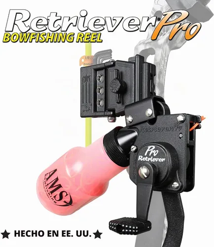 Vista 2 de AMS Bowfishing Carrete Retriever Pro - Fabricado en los Estados Unidos