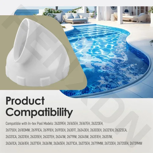 Vista 7 de Boquilla de piscina en ángulo mejorada para piscinas Intex Bestway 26165EH