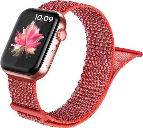 Vista 16 de Paquete de 15 correas deportivas de nailon compatibles con Apple Watch Band de 1.614 in 1.575 in 1.496 in 1.929 in 1.772 in 1.732 in 1.654 in