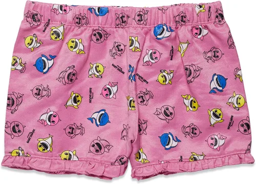 Vista 3 de Pinkfong Conjunto de camiseta y pantalones cortos para niñas de Baby Shark