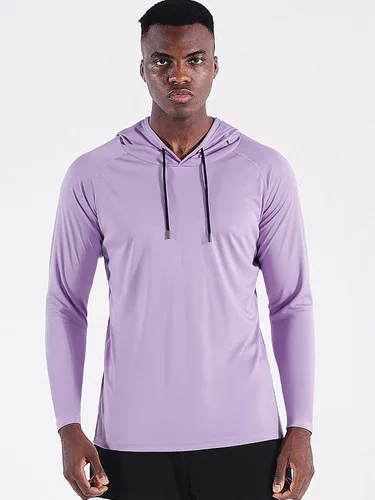 Vista 7 de CADMUS Mens Workout Long Sleeve Fishing Shirts UPF 50 Sun Protection Dry Fit Hoodies