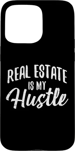 Vista 30 de Funda de regalo para iPhone 13 Pro Real Estate Is My Hustle Funny Agent Realtor Broker