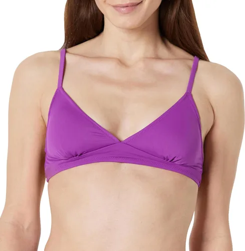 Vista 15 de Amazon Essentials Traje de baño triangular para mujer con tirantes ajustables Rojo ladrillo.