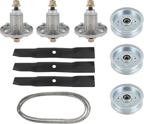Vista 22 de SCITOO Kit de reconstrucción de cubierta, 42 piezas de cubierta de cortacésped compatible con Poulan Pro PP19A42 PB185A42 PB195H42LT PB20H42YT, 1