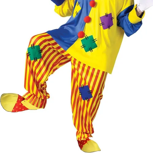 Vista 7 de Disfraz de payaso para mujer con zapatos grandes y divertidos - Ropa de carnaval para hombres adultos, Como se muestra, Mediana