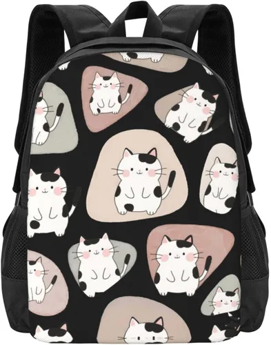 Vista 9 de Colorful Sheep Notebook Backpack Fits 15 Inch Laptop Travel Backpack Rucksack For Men Women
